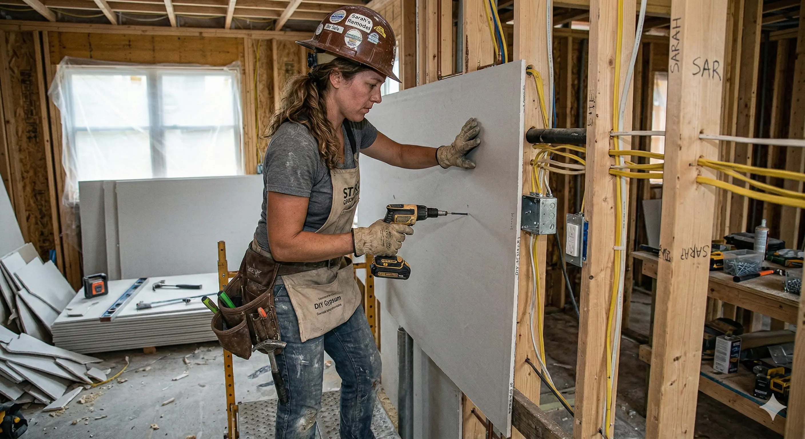 Drywall and behind-wall documentation