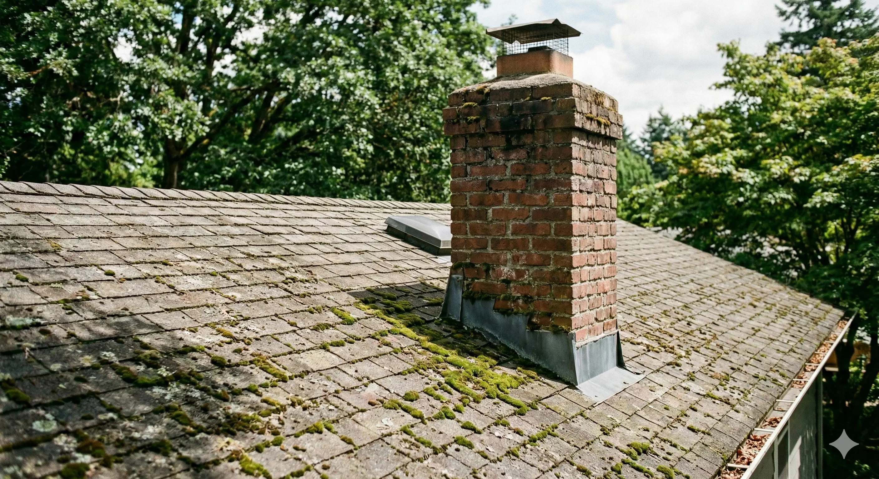 Roof and chimney